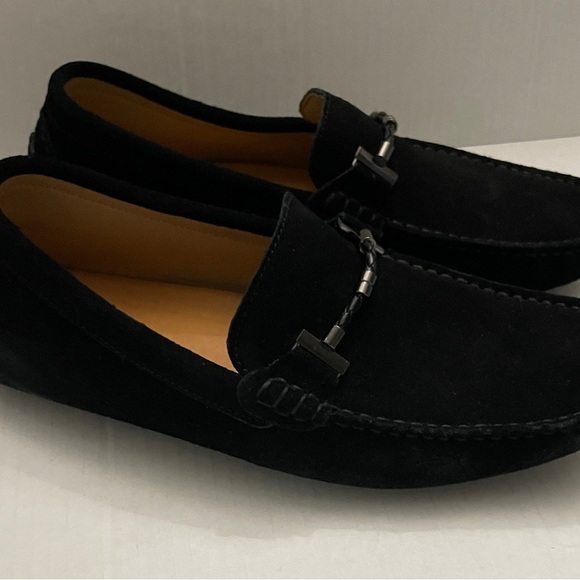 Go Tour Driving Moccasins - Black - Men's US Size 9.5 EUC - Picture 1 of 8